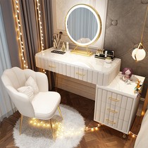 Light Extravagant Bedroom Dresser Accommodating Cabinet Integrated Net Red Ins Wind Small Family Style Makeup Table Modern Minima Cosmetic Table