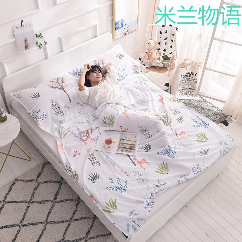 Du lịch ngoài trời tàu du lịch xách tay bẩn bẩn chống bẩn bông túi ngủ sheets quilt khách sạn khách sạn vệ sinh lót