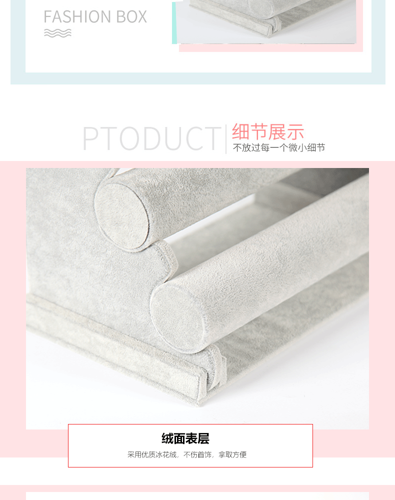 Vòng đeo tay hiển thị đứng vòng đeo tay trang sức hiển thị đạo cụ giá xem headband lưu trữ hiển thị kệ - Vòng đeo tay Cuff vòng mã não