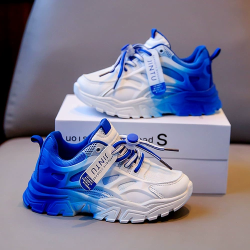 Детские туфли, универсальная износостойкая спортивная обувь для мальчиков, повседневная обувь, в корейском стиле