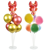 Picnic Net red table floating balloon graduation party birthday party party party opening layout lobster balloon bracket decoration