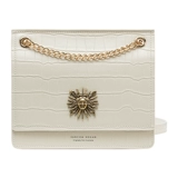 Кожаная трендовая сумка на одно плечо на солнечной энергии, дизайнерская сумка через плечо, тренд сезона