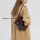 Женская сумка VH Xinran hobo bag medium, новинка 2025 года, замшевая, антивельветовая, первый слой, ниша из овчины, легкая роскошная сумка через плечо mini 3
