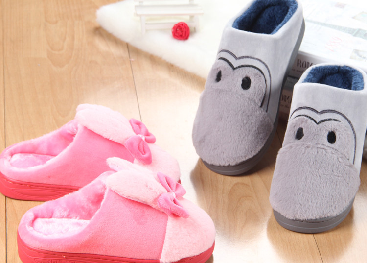 Pantoufles enfants en suède pour hiver - Ref 1007276 Image 23