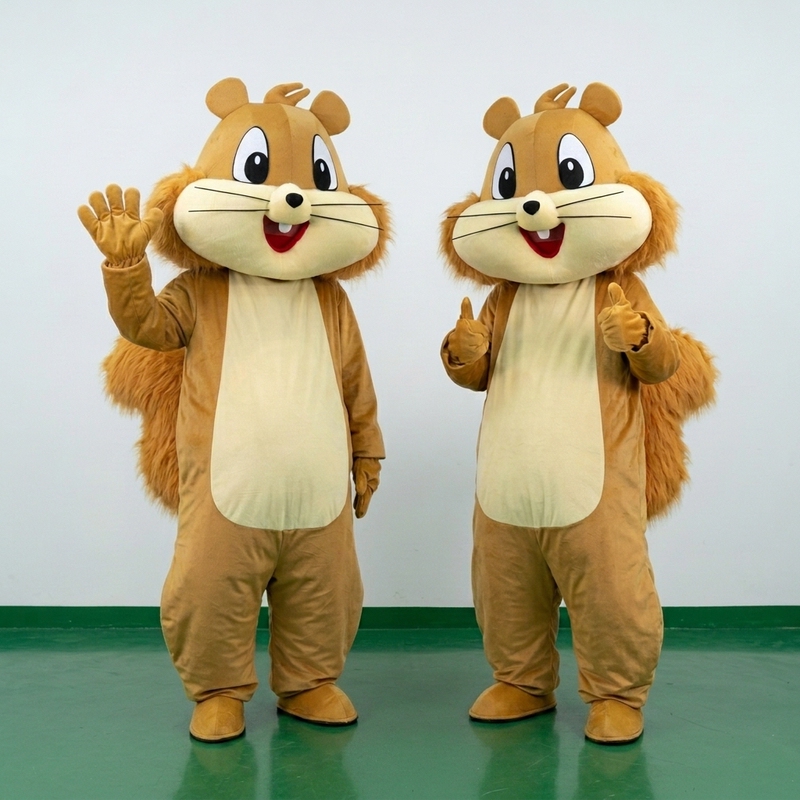 Squirrel Mascot Costume Cartoon Walking Performance Costume Chipmunk Cosplay Doll Activity Prop Mascot Outfit Performance Squirrel Mascot Costume Cartoon Walking Performance Costume Chipmunk Cosplay Doll Activity Prop Mascot Outfit Performance