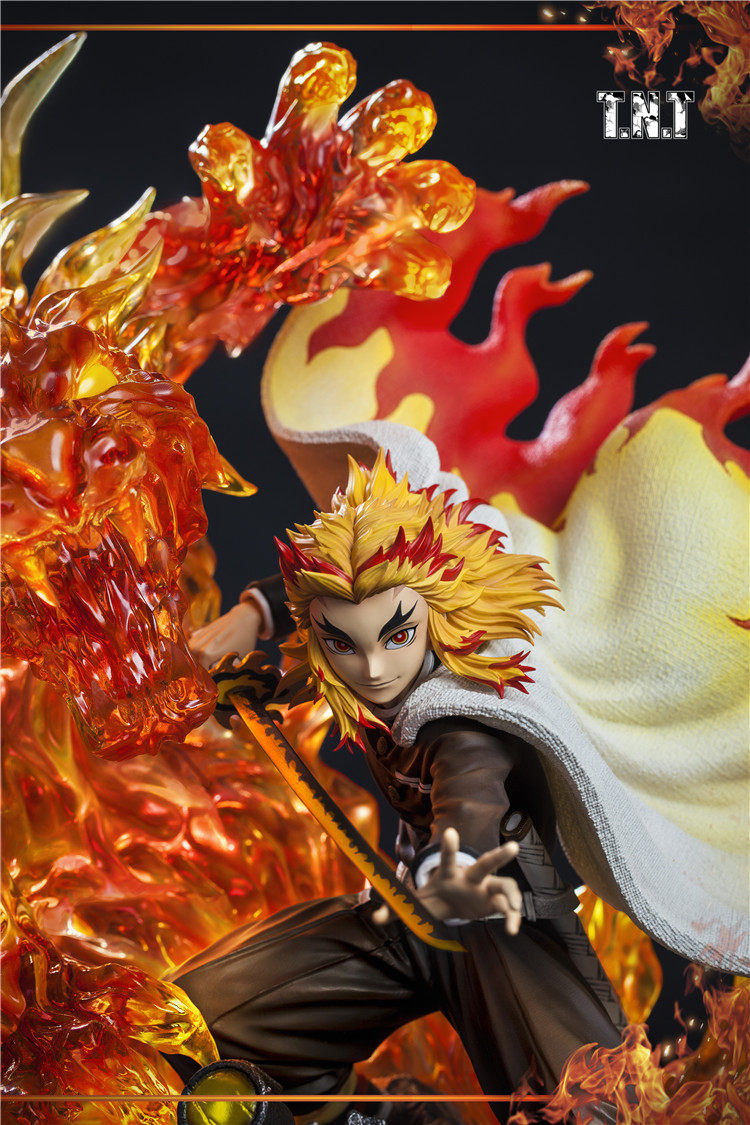 Original TNT Studio Demon Slayer Rengoku Kyoujurou Resin Statue