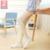 2 đôi nhung nhung 140D mùa xuân và mùa thu màu đen thịt dày vớ chống móc chân lụa đáy vớ - Vớ hàng tuần quần tất lưới Vớ hàng tuần