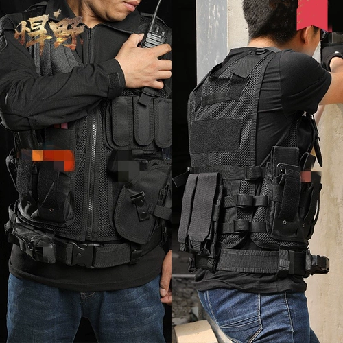 Очистка] Наружный тактический жилет Реал -Жизнь Специальные войска Антинглинг Сервис Бюропроберость Бэк -Одежда