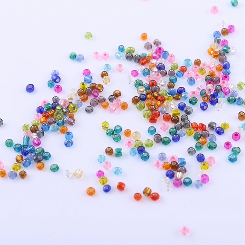 Стеклянный аксессуар ручной работы, прозрачное ожерелье, браслет, аксессуары, 4мм