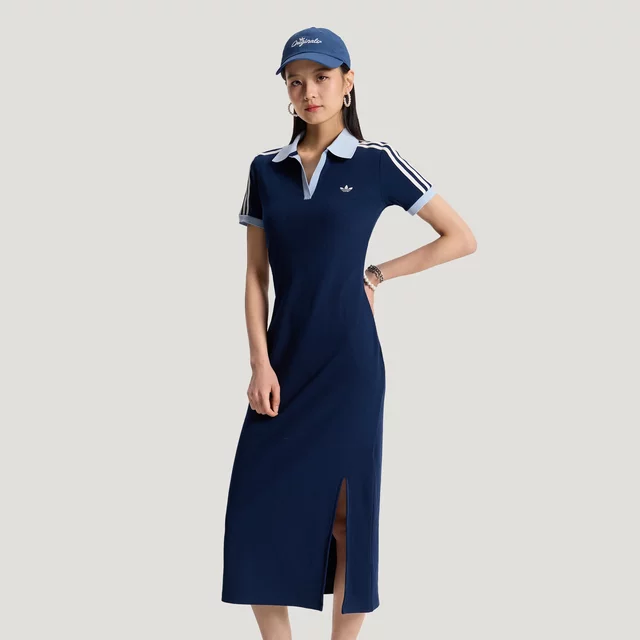 Adidas clover women's side slit dress