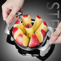  304 stainless steel apple cutting artifact Fruit cutting artifact Large fruit cutting fruit cutting slicing cutting de-nucleating device