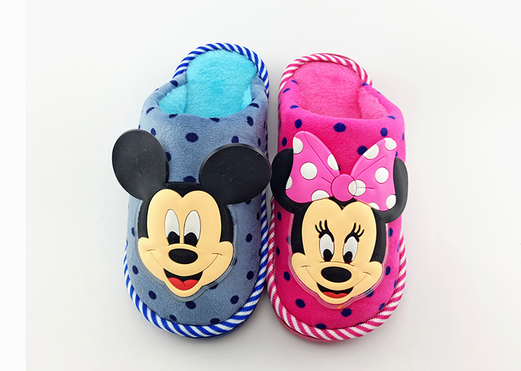 Chaussons enfants en suède pour hiver - semelle caoutchouc - Ref 1015005 Image 20