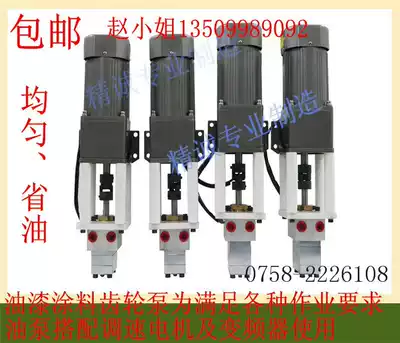 With motor painting gear pump Paint gear pump Paint gear pump Paint gear pump Oil pump 