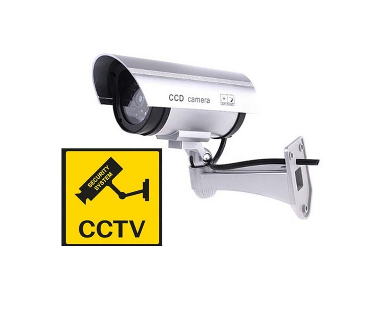 High simulation fake camera monitor camera probe model anti - theft indoor and outdoor waterproof lamp