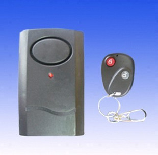 Black with remote control vibration alarm Electric vehicle alarm Bicycle alarm security alarm
