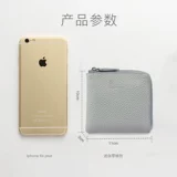 Бумажник, кошелек, маленькая кожаная короткая сумка через плечо, в корейском стиле