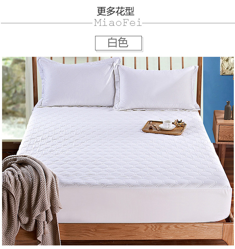 Giường bông 笠 một mảnh dày bông trải giường trải giường Simmons bảo vệ che bụi phủ giường ngủ mùa đông - Trang bị Covers 	ga giường bo chun