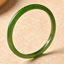 Pure and field jade bracelet adolescent girl fine small and natural Bijade small fine strips of jade bracelet children art retro style