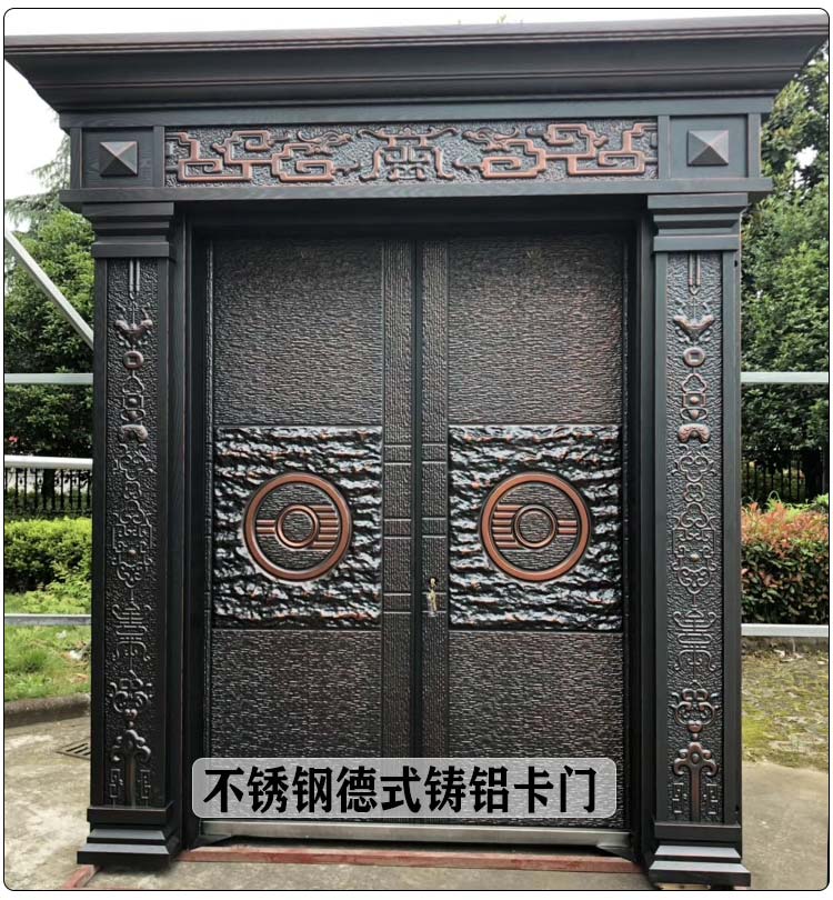 国标不锈钢门入户门防盗门家用进户门农村自建房门别墅大门双开门详情32
