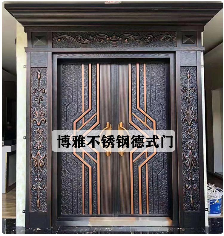 国标不锈钢门入户门防盗门家用进户门农村自建房门别墅大门双开门详情28