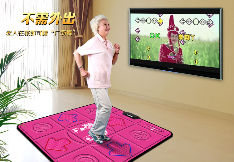 Khiêu vũ máy bay chiến đấu HD MTV duy nhất tập thể dục dance chăn TV máy tính dual-sử dụng massage dày vuông nhảy múa máy thảm nhảy cho bé