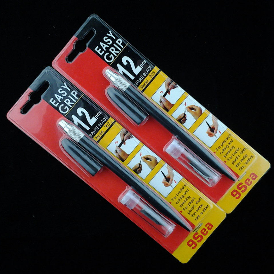 Jiuyang 9sea assembled special pen knife model tool Metal head with 12 blades