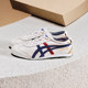 [Classic]OnitsukaTiger MEXICO66 men's and women's retro bronzing casual white shoes