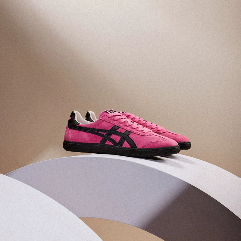 Кроссовки Onitsuka Tiger TOKUTEN для женщин, весна, темно-розовый/черный, ретро-образовательные (моральная) тренинговые кроссовки