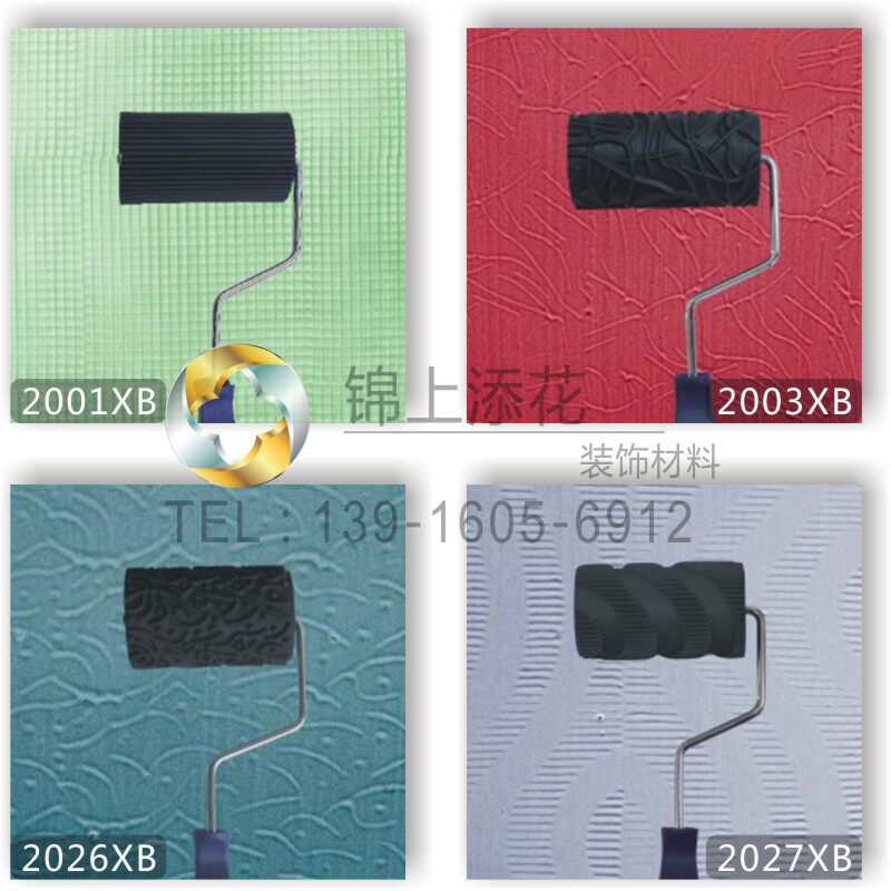 Icing on the cake with a floral art tool roller texture and texture embossing 4-inch styling printed boutique 