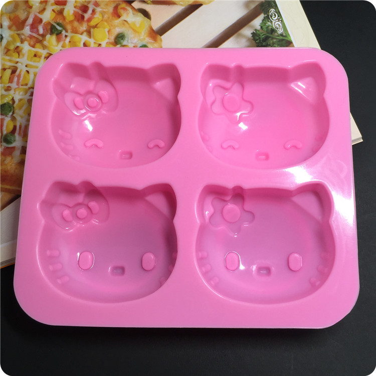 Dụng cụ làm bánh 55 Tình yêu nhỏ Silicone Sôcôla Khuôn Phim hoạt hình Bánh Pudding Silicone Ice Cube Model Dễ thương - Tự làm khuôn nướng khuôn oval