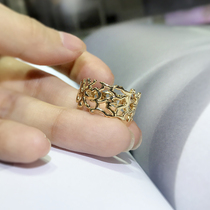 18K white gold rose gold 18K gold plain gold design ring Wedding ring index ring custom