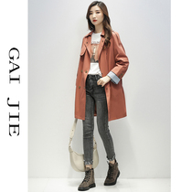 Windbreaker womens long 2020 spring and autumn new loose casual temperament goddess fan coat fashion small coat