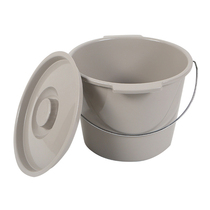 Pail old man with lid home thickened seat pence chair pail suction bedpan sitting stool plastic pail with lid deodorized