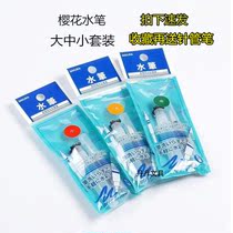 Cherry Blossom Tap Water Brush Suit Solid Watercolor Paint Pen Beginner hand-painted paintbrush with soft head water soluble brush