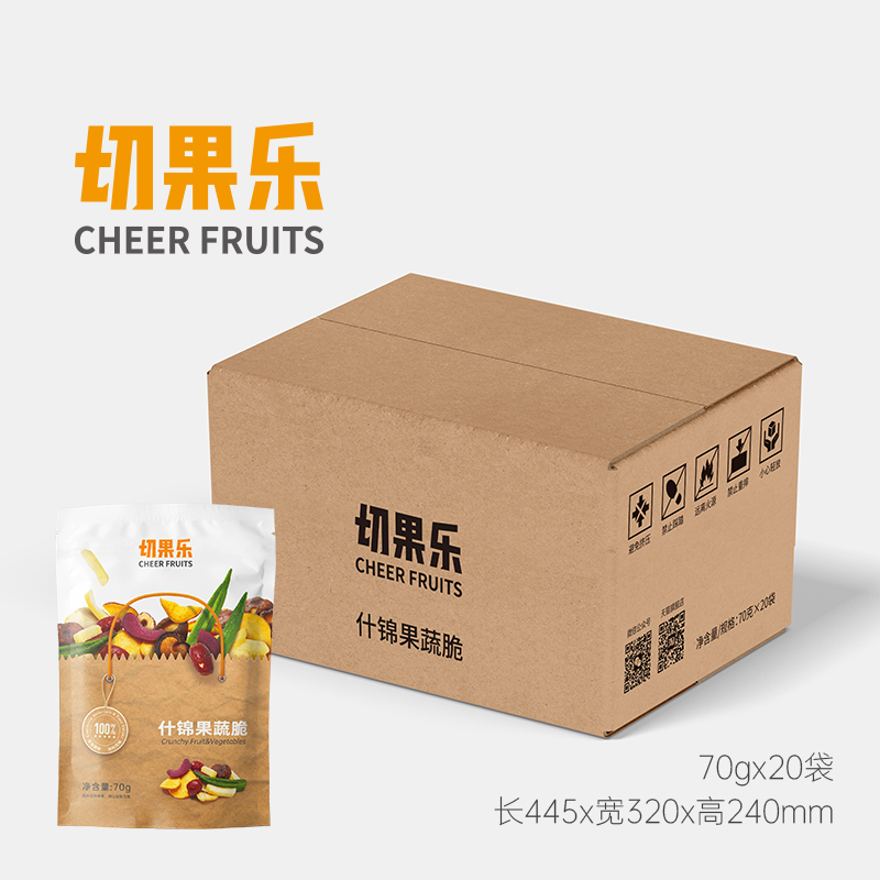 Crispy fruit and vegetable crisp 20 sacks of fruit and vegetables