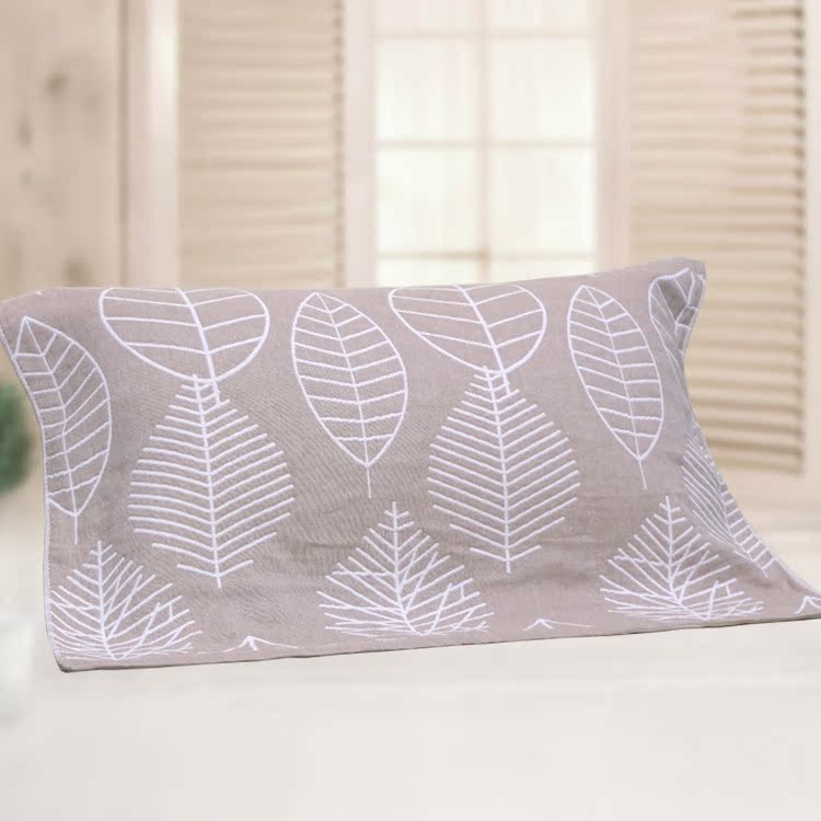 Một cặp gắn bông khăn bông khăn 100% vận chuyển bông khăn vài nhã gối bìa 52 * 75 cm - Khăn gối vỏ gối nằm