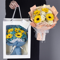 Gypsophila dry Bouquet Soap Red Rose forever flower birthday graduation photography holiday gift to girlfriend