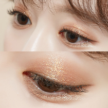 Kazilan eye shadow stick ins Super fire big ground color sequin flash powder cheap small plate portable rose counter