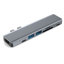 Suitable for Apple macbook computer converter macbookpro docking station usb adapter macbookair notebook accessories macair thunderbolt 3H