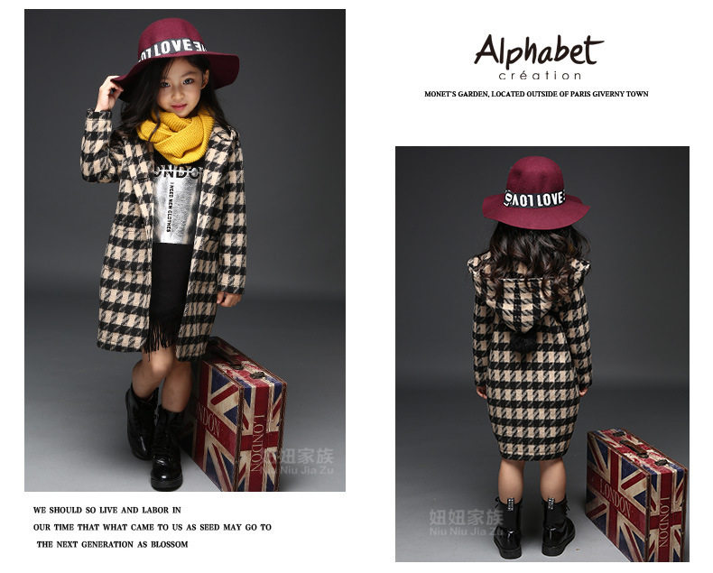 Manteau pour fille en cachemire - Ref 2162423 Image 29