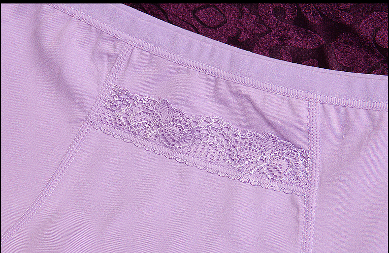 Ruizi Lai Shiben Năm Quần lót đỏ Nữ trung niên Mẹ XL Plus Chất béo Quần eo cao Quần cotton set quần lót nam đẹp