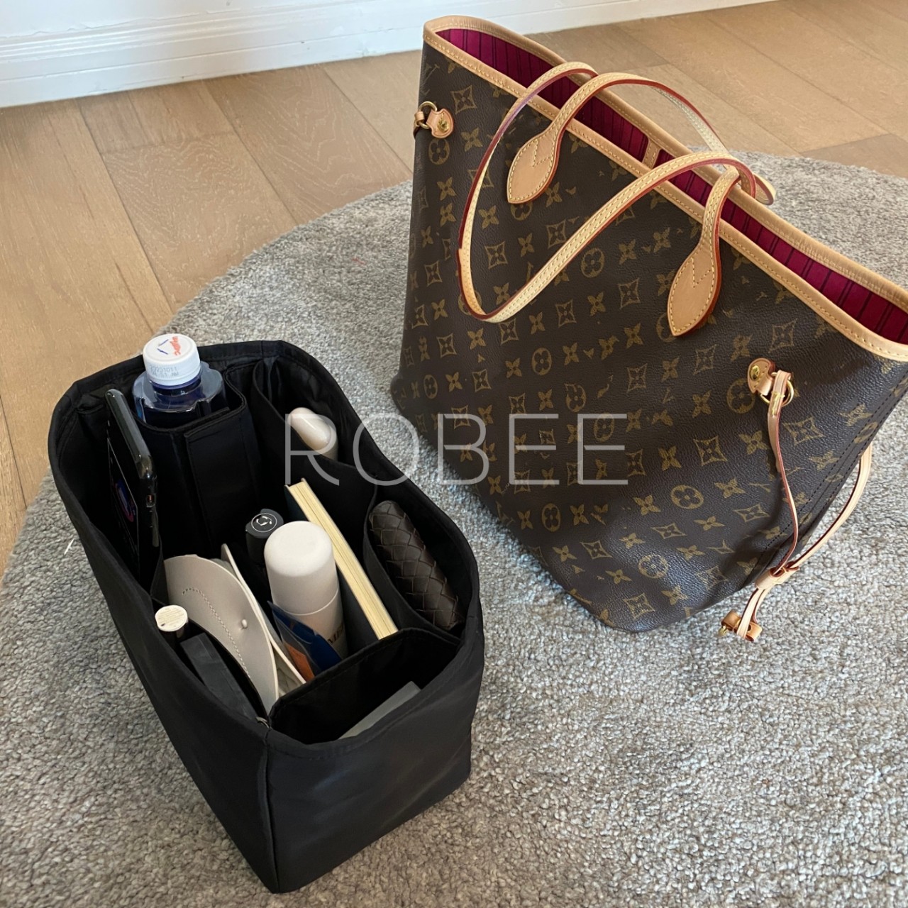 ROBEE is suitable for Lv Neverfull small medium large liner bag medium bag shopping bag storage bag