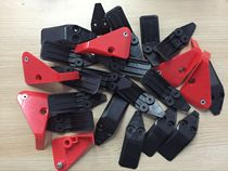  Riding the dragon accessories Riding the dragon linkage line conveying board to send cardboard black riding without tail board Red flag with tail board