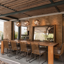 Nordic Outdoor Patio Balcony Leisure Rattan Choreography Table And Chairs Combination Brief Modern Waterproof Coffee Shop Chair Personality