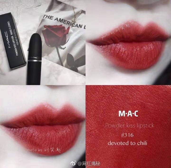 Mac Lipstick Chili Pepper 316 Cockney Marrakesh Ladybug