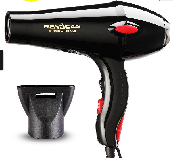Human Jie 816 Hairdryer High power cold hot wind hair dryer hair salon mute Home Professional hair dryer 2000W