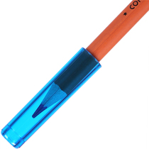 Able children pencil protective sleeves Colour transparent pen cap pencil extender pencil pen cover pen cap 6 fit 1 bag