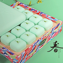 Songpin premium Longjing 2021 new tea tea gift box gift gift 16 small cans of Mingqian green tea Hangzhou specialty