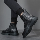 Martens, высокая зимняя обувь в английском стиле, утепленные ботинки для кожаной обуви, из натуральной кожи, в британском стиле, коллекция 2023