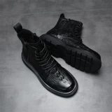 Martens, высокая зимняя обувь в английском стиле, утепленные ботинки для кожаной обуви, из натуральной кожи, в британском стиле, коллекция 2023